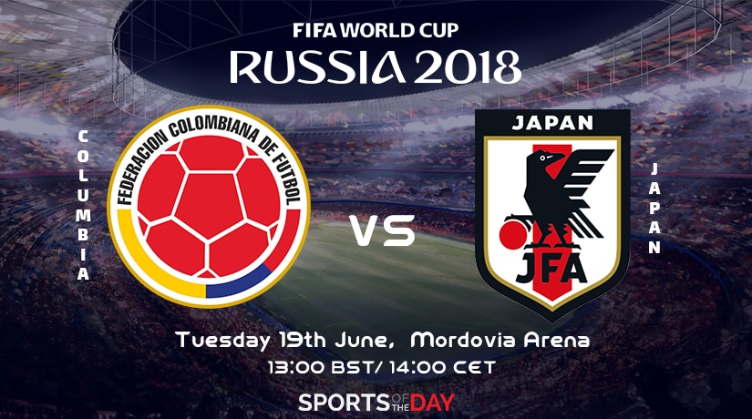 Colombia Vs Japan match from group H World Cup 2018 Russia