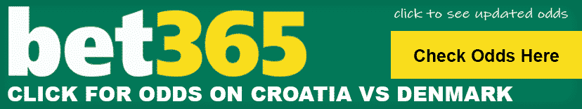 Croatia vs Denmark match odds and prediction round of 16 world cup 2018