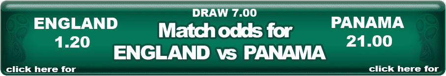 England vs Panama match odds and prediction