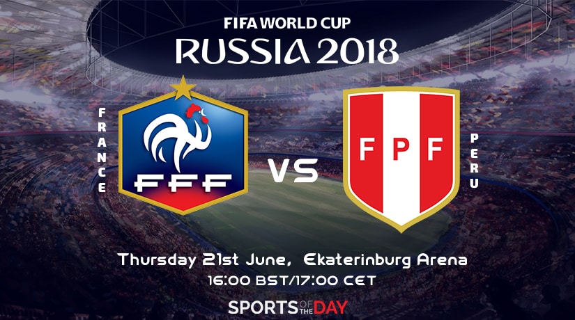 France Vs Peru world cup 2018 match 21-06-2018