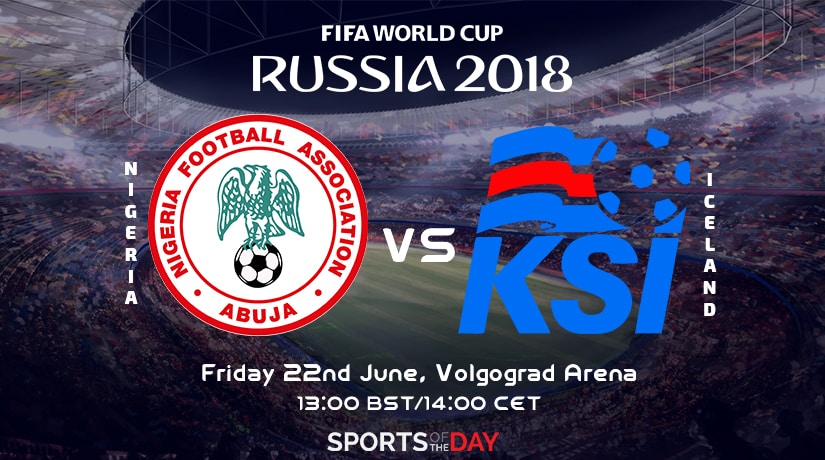 Nigeria vs Iceland match from group D World Cup 2018