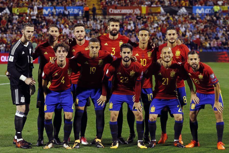 Spain nation football squad for world cup 2018 Russia