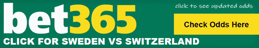 Sweden vs Switzerland match odds and prediction