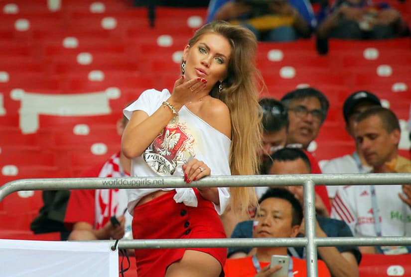 Polish hot fans in world cup 2018