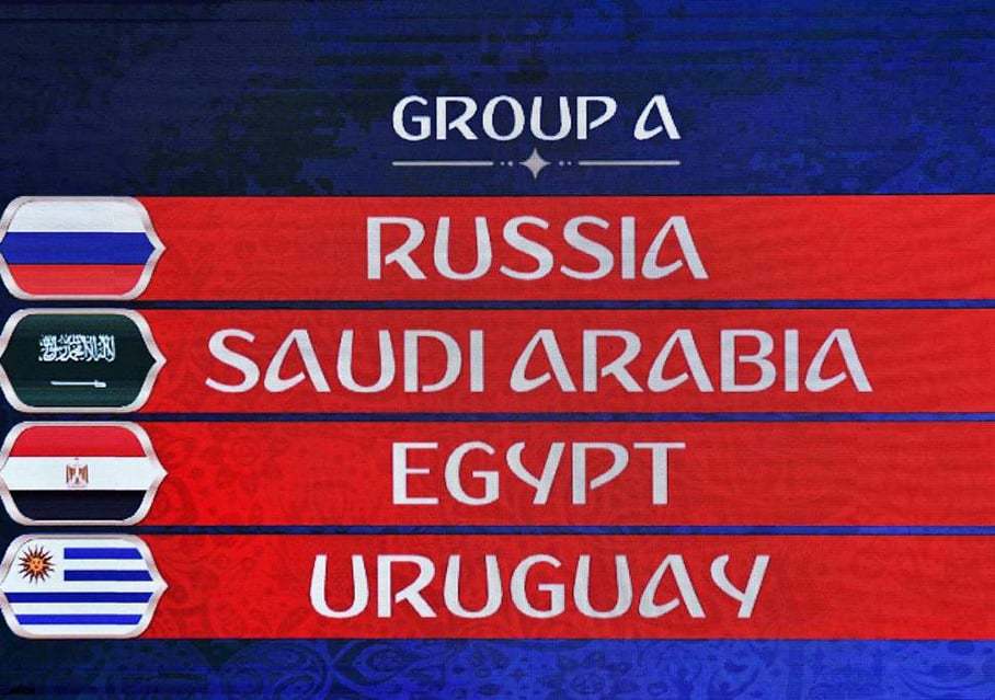 world cup group a Russia, Saudi Arabia, Egypt and Uruguay Mohamed Salah vs Russia and Suarez