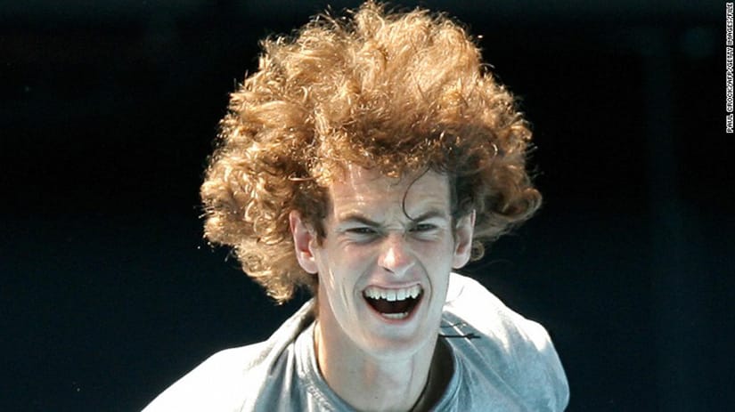 Andy Murray long hair