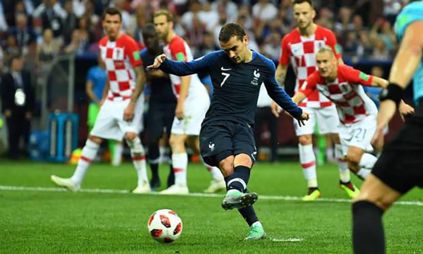 Antoine Griezmann goal vs Croatia World Cup Final