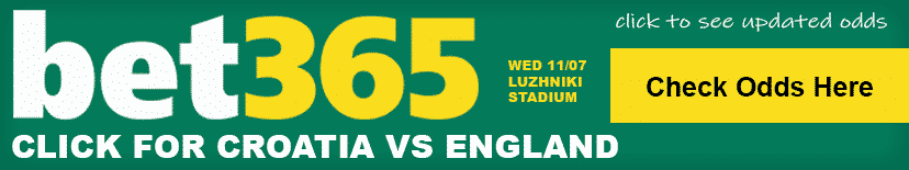 Croatia Vs England odds