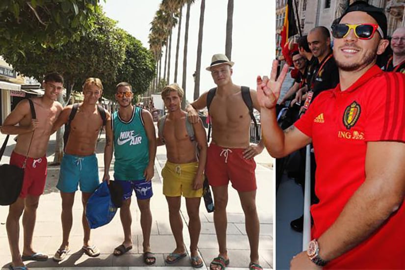 Eden Hazard Holiday 2018 after World Cup