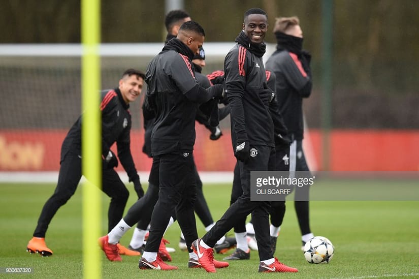 Eric Bailly Man Utd training 2018 USA