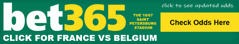 France Vs Belgium odds