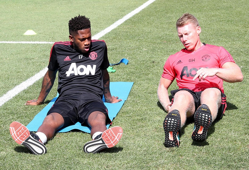 Fred Man Utd Training USA preseason