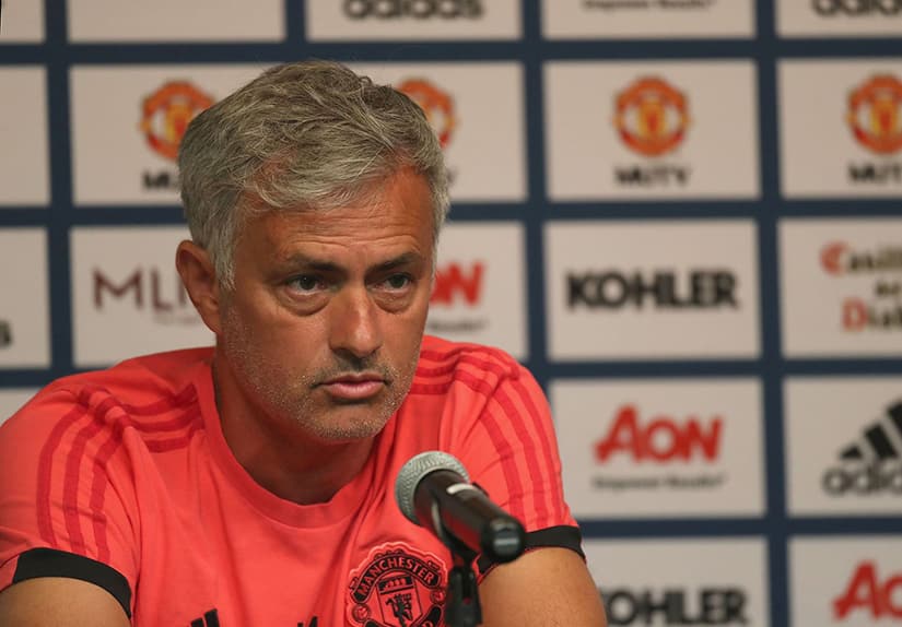 Jose Mourinho pre season press Man Utd USA 2018