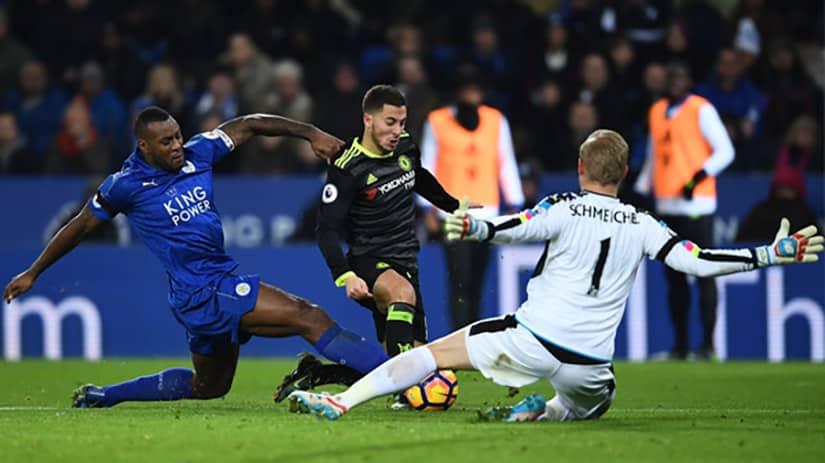 Kasper Schmeichel Leicester City v Chelsea