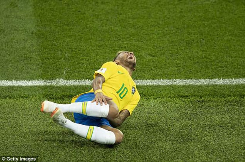 Neymar diving world cup 2018
