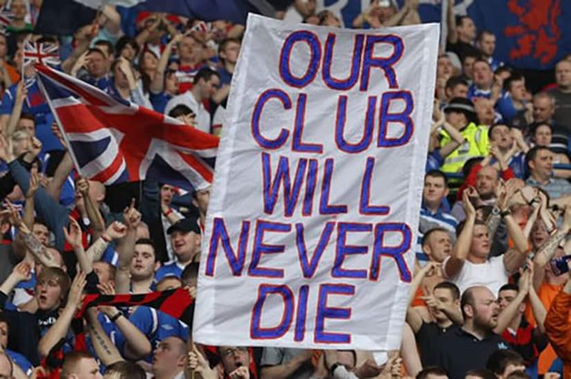 Rangers fans boycott