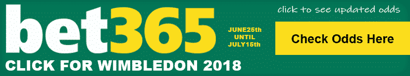 Tennis Wimbledon betting prediction and odds