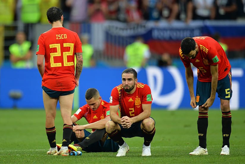 Spain out of World Cup