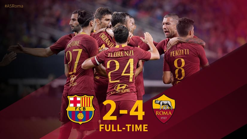 Barcelona 2 – 4 Roma