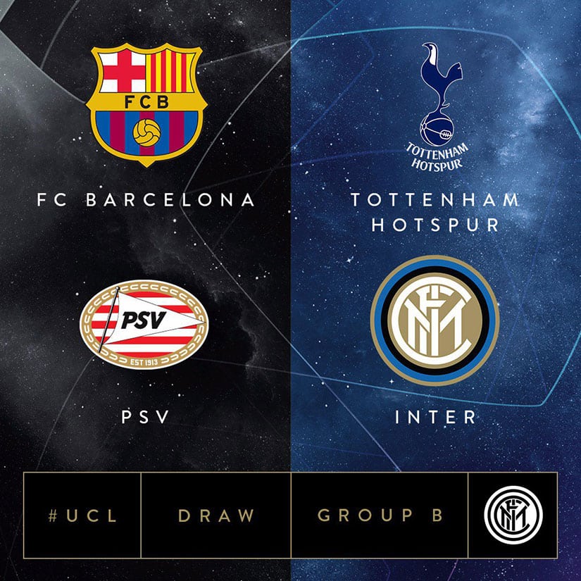 Inter’s Champions Group B opponents