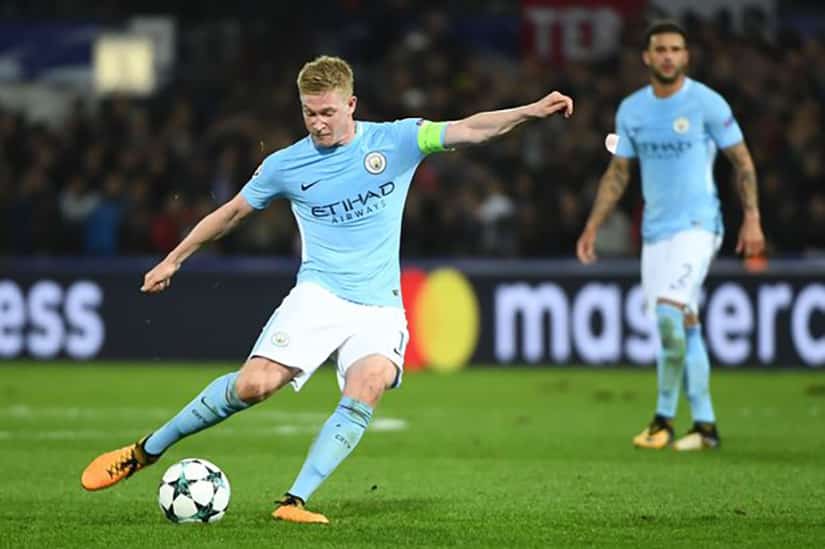 Manchester Citys Belgian midfielder Kevin De Bruyne