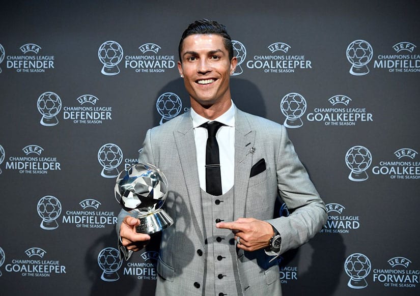 Ronaldo won the Forward of the Season