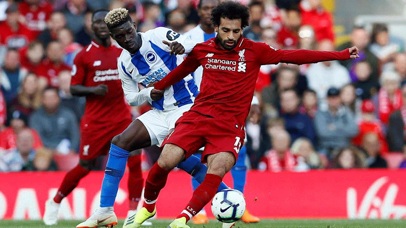 mohamed salah vs Brighton