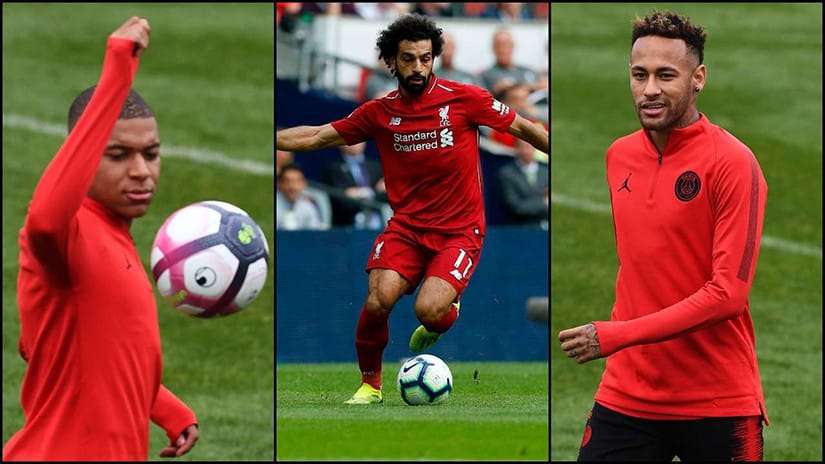 PSG STARS AND sALAH