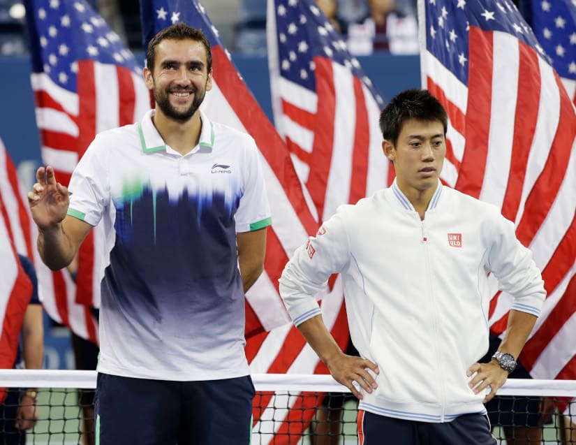 Kei Nishikori, Marin Cilic