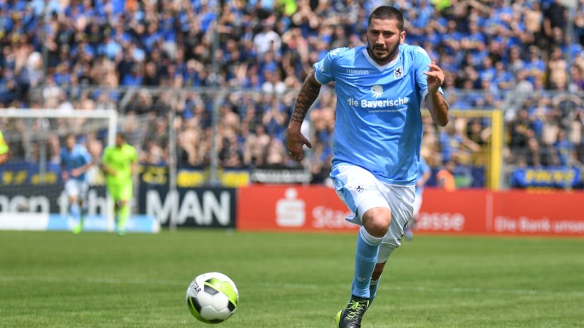 Sascha Mölders 1860 Munich in the 3 Liga.