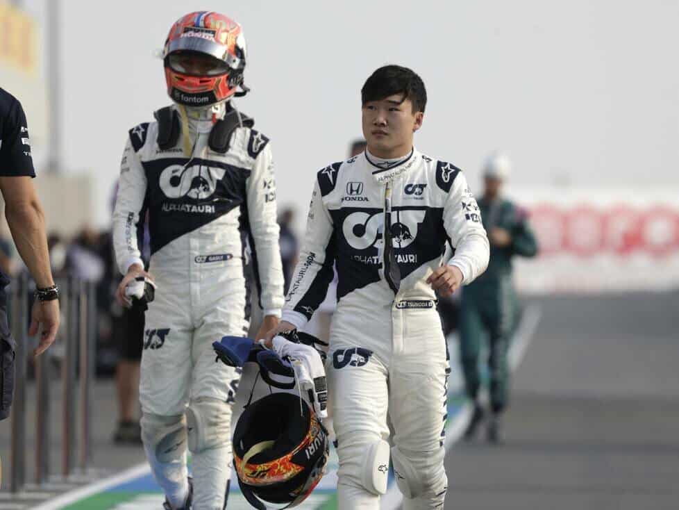 Pierre Gasly and Yuki Tsunoda: The 2021 Formula One rookie paid a lot of dues.