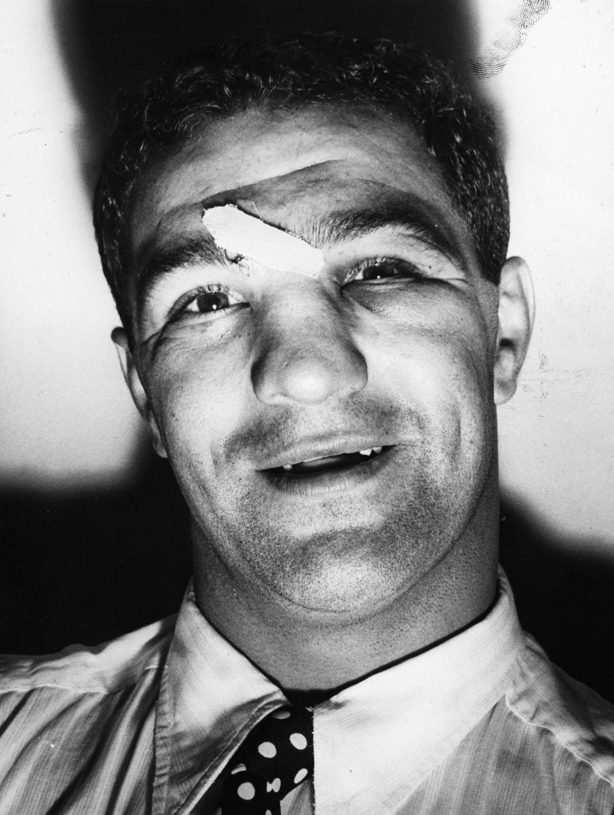 Legendarische bokser Rocky Marciano in 1950