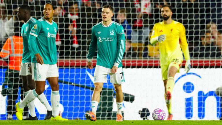 Fourth league defeat in a row: Liverpool also bow to Brentford