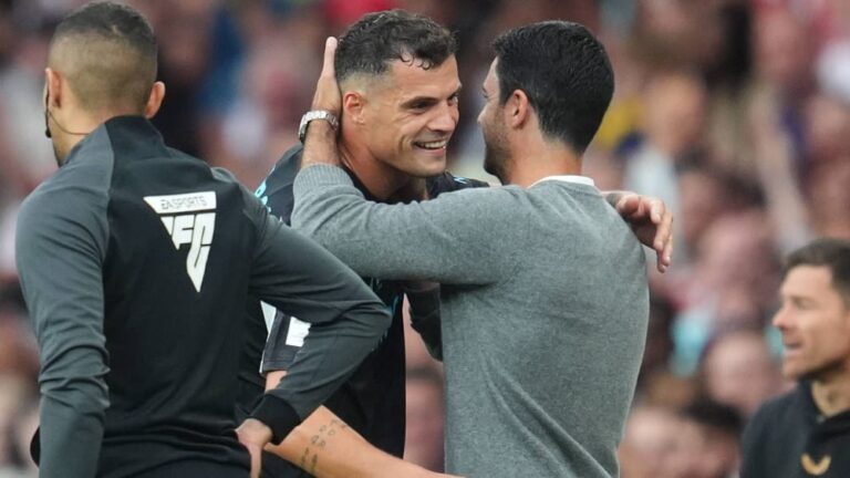 Arteta praises Xhaka: “He has made me a better coach”