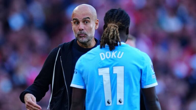 Guardiola grounds match winner Doku: “He will never be a top scorer”