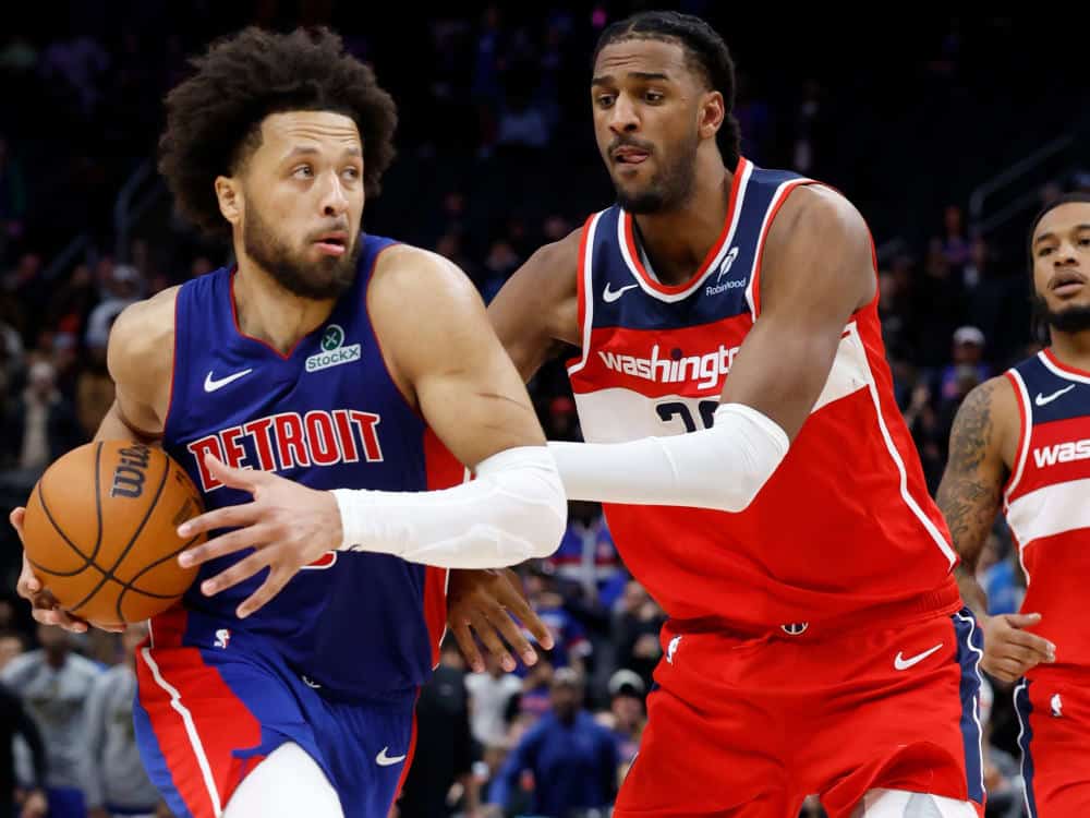 Cade Cunningham led the Pistons to victory.