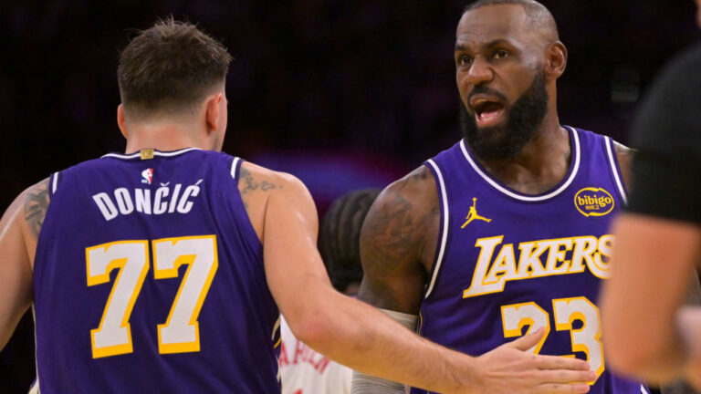 Doncic and LeBron excel: Lakers qualify early for Cup quarterfinals