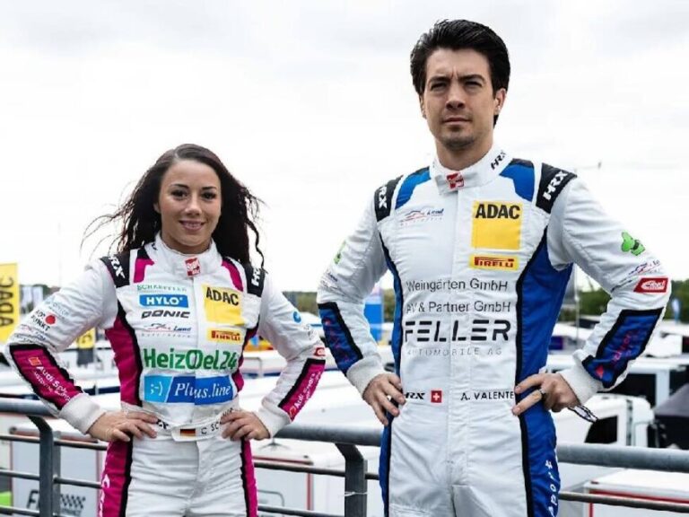 Off the track in the ADAC GT Masters: Carrie Schreiner and Alain Valente