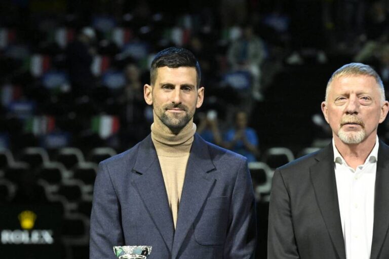 Becker and Djokovic honor legend