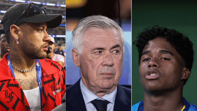 Ancelotti names condition for Neymar’s World Cup participation—and contradicts Endrick