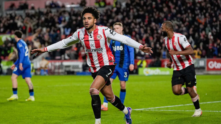 Hat trick by Schade secures Brentford victory over Bournemouth