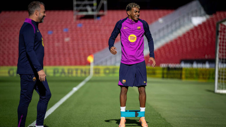 Flick on Lamine Yamal: “He gets fouled 90 percent of the time.”