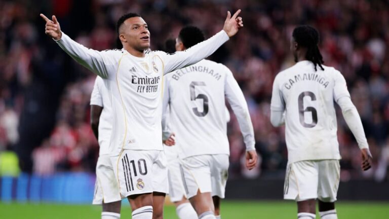 Double strike and assist: Mbappé puts Real back on track in Bilbao