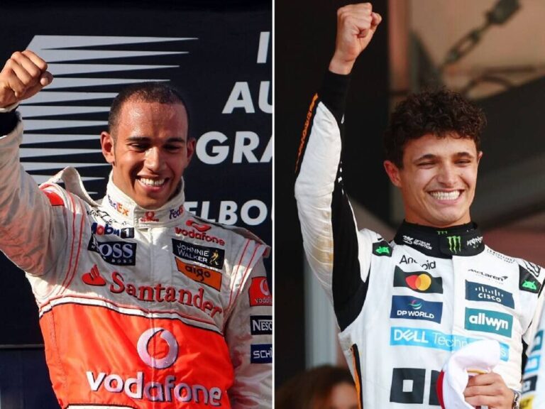 Lewis Hamilton in 2008 and Lando Norris in 2025: Amazing parallels