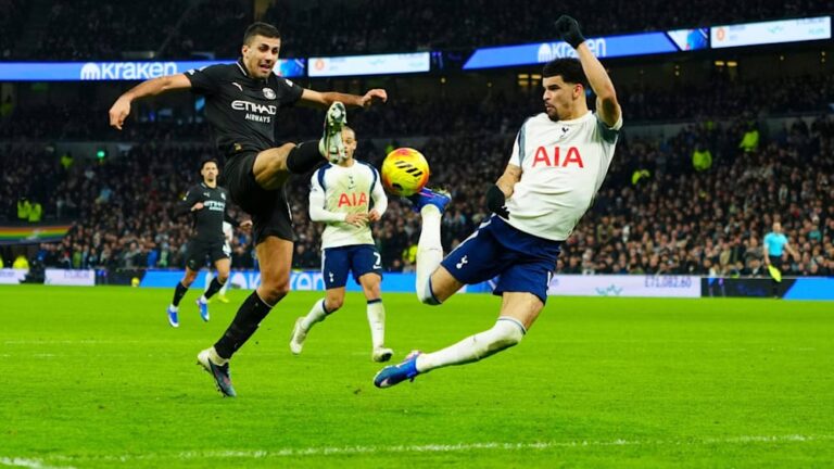 Scorpion kick equalizer: Tottenham holds ManCity to a draw
