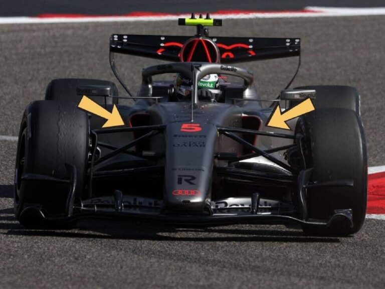 Audi surprises with new aerodynamics at F1 test in Bahrain