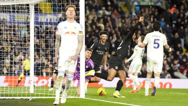 Semenyo punishes Leeds’ profligacy – Farke sees red after the final whistle