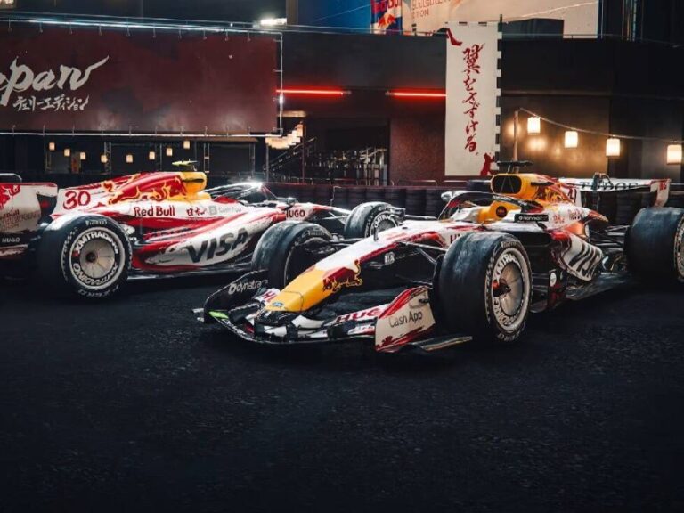 Racing Bulls in Japan with spectacular special design