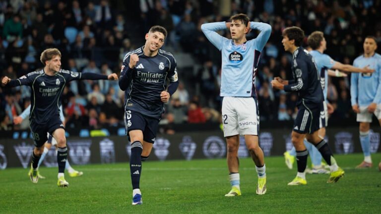 Fede Valverde in stoppage time: Real avoids another setback