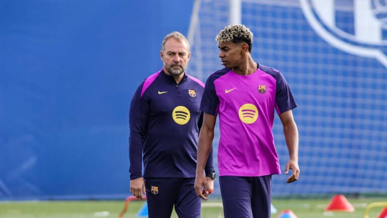 Flick praises Lamine Yamal’s “fantastic statement” – and gives Raphinha special leave